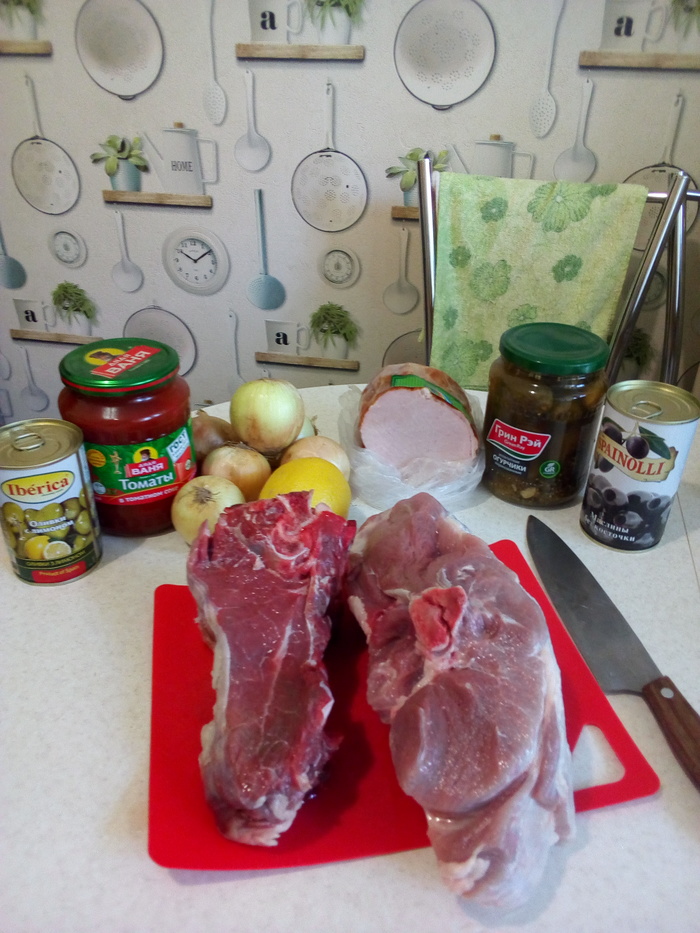 Солянка "по-домашнему" Много букв, Рецепт, Длиннопост