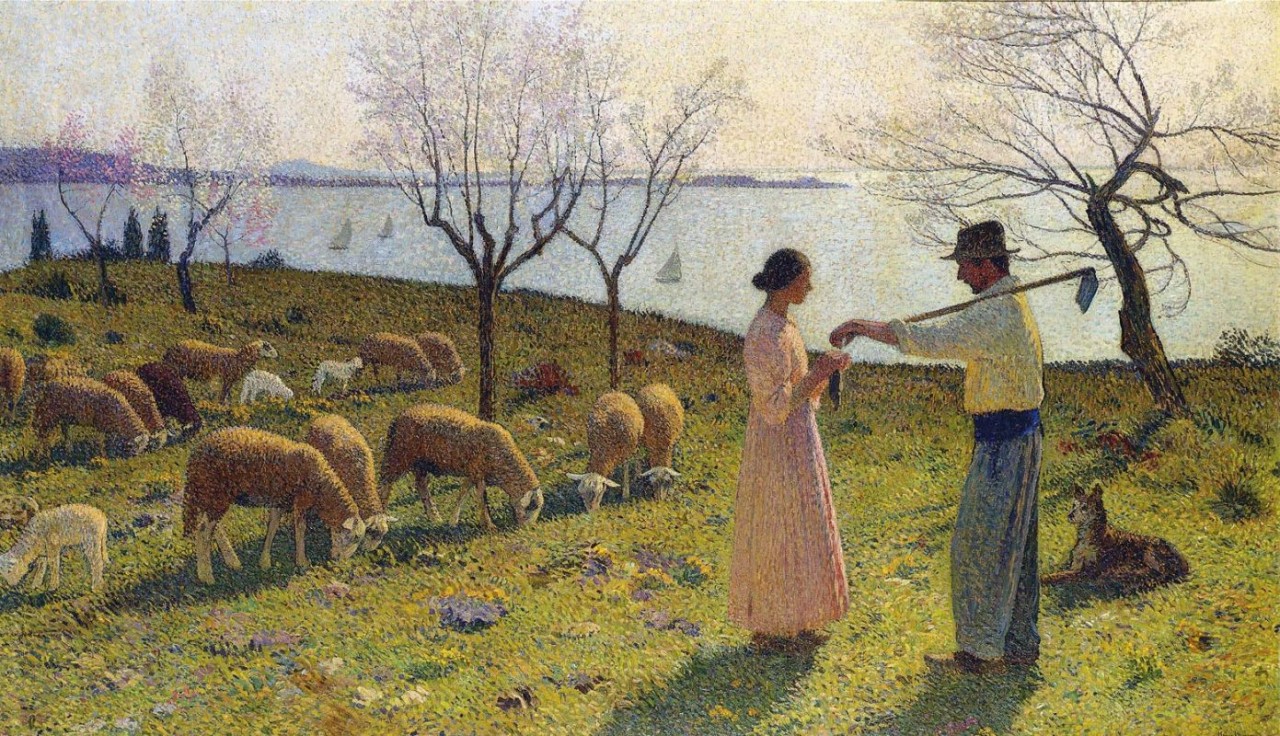 Таинство мира, что просыпается... Французский художник Henri-Jean Guillaume Martin (1860 - 1943)