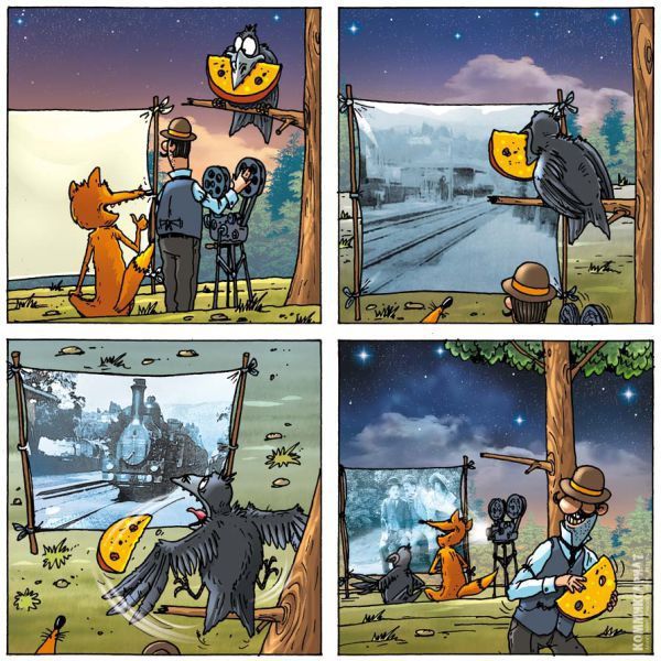 комиксы, карикатуры, веселые картинки, сказки