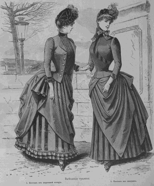 Последний крик моды. Наряды из Парижа. 1885 г. Часть 2-2