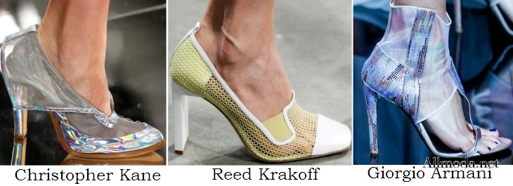 Женская обувь на весну 2014 из сетчатого материала