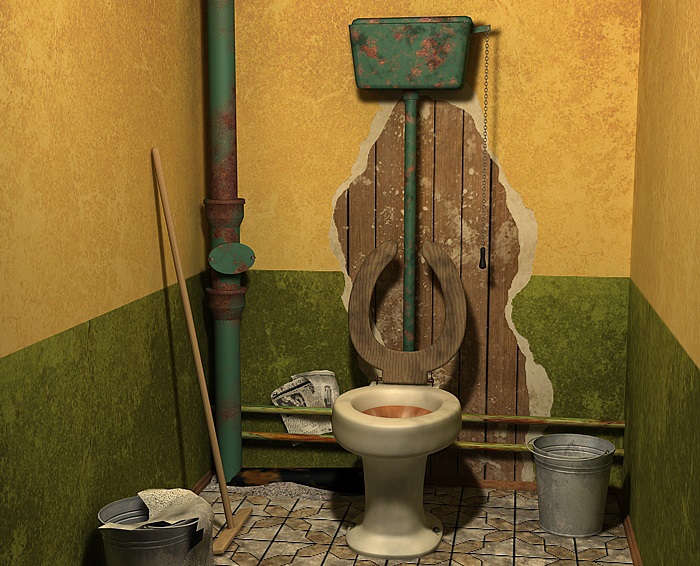 Высоко поднимали бачок по нескольким причинам / Фото: forum.pravda.com.ua Высоко поднимали бачок по нескольким причинам / Фото: forum.pravda.com.ua