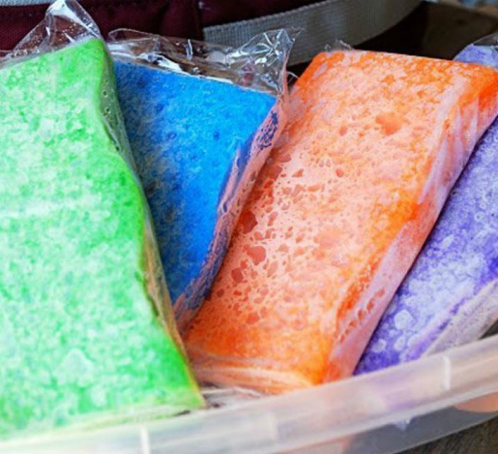 Охладить продукты в сумке. 14 крутых способов использования поролоновых губок не по назначению, но с пользой для дома