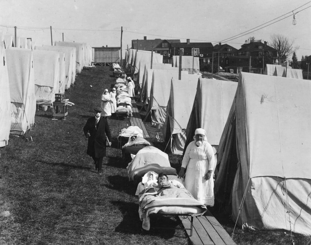 9 исторических фото со времен пандемии «испанки»