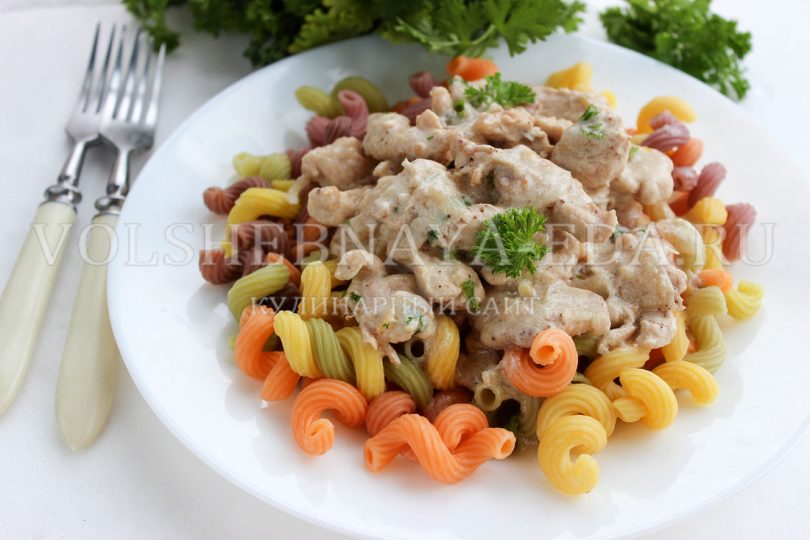 Бефстроганов из курицы