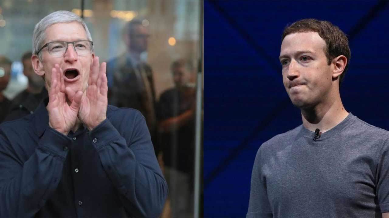 Главы Facebook и Apple поспорили о защите интересов пользователей Главы Facebook и Apple поспорили о защите интересов пользователей
