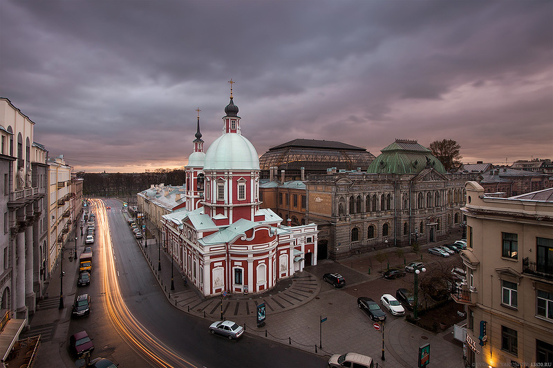 Пантелеймоновская церковь, улица Пестеля. Санкт-Петербург