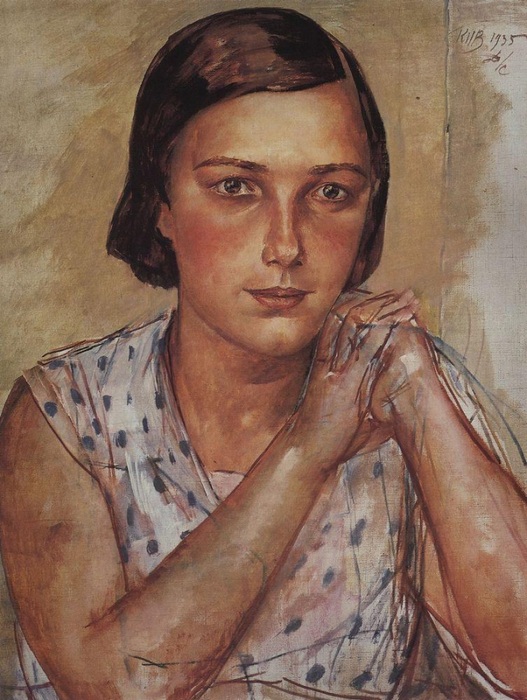 Портрет дочери художника. (1935 год). Портрет дочери художника. (1935 год).