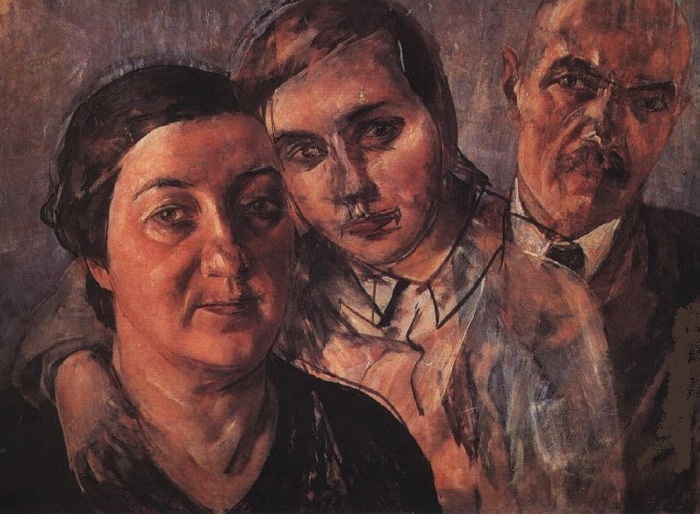 Семья художника. Эскиз. Семья художника. Эскиз.