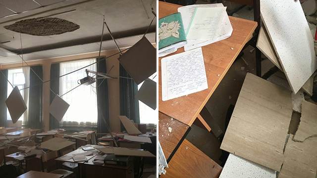 Почему в подмосковной школе потолок упал спустя год после капремонта: расследование РЕН ТВ