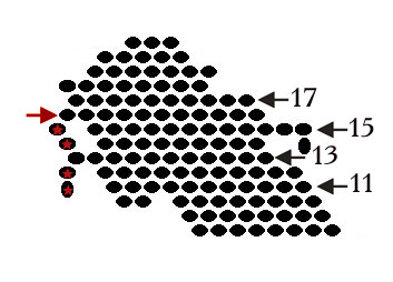 Схема Майкла Джексона из бисера