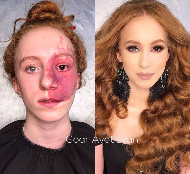 Умение профессионала без фотошопа: мейкап для трудной кожи от Гоар Аветисян Умение профессионала без фотошопа: мейкап для трудной кожи от Гоар Аветисян
