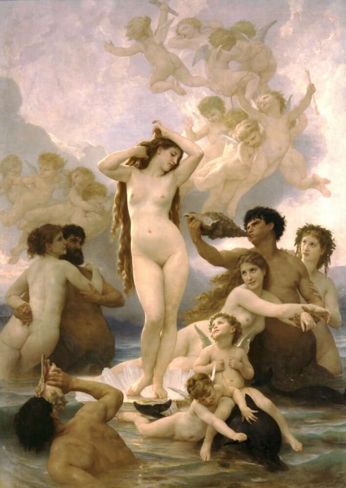 Вильям Адольф Бугро - Рождение Венеры, 1879г