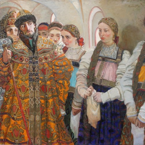 Выбор невесты (художник - Голубечкова Светлана Петровна)