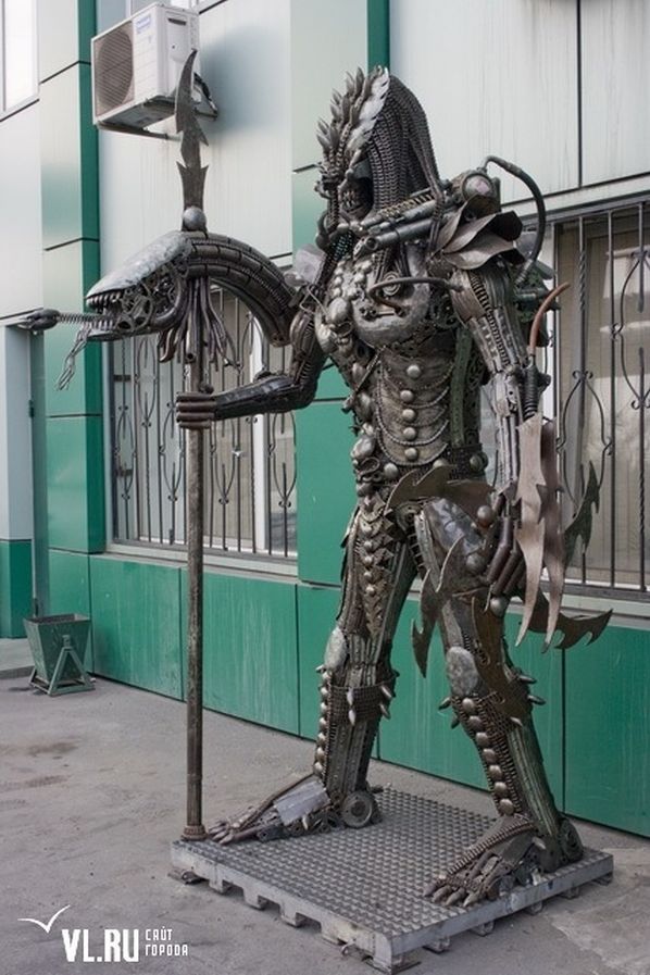 скульптуры, чужой, хищник, Россия