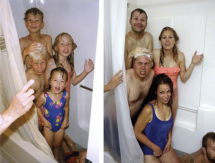 Showering Siblings