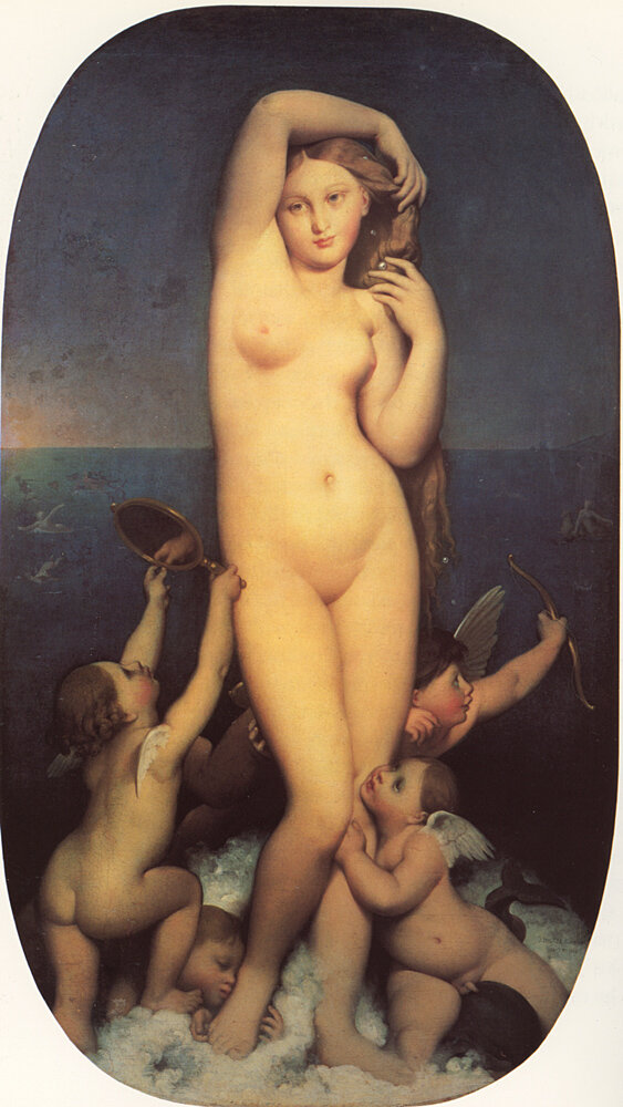 Жан Огюст Доминик Энгр - Венера Анадиомена, 1848г