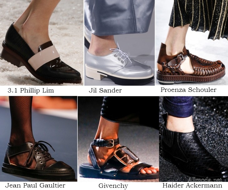 Женская обувь на весну 2014 в мужском стиле