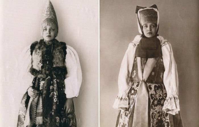 Русские красавицы в национальных костюмах. Русские красавицы в национальных костюмах.