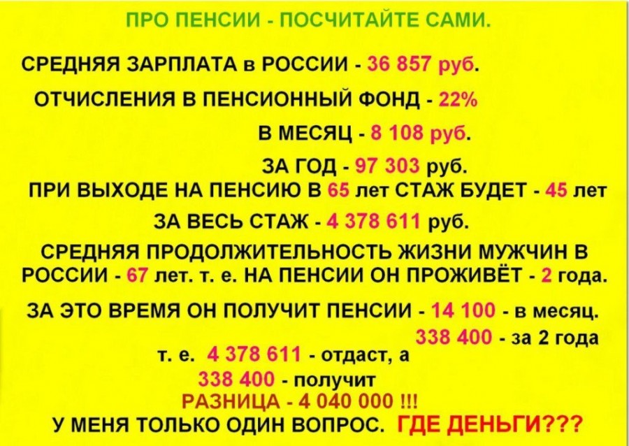 Темник для пропагандистов пенсионной реформы
