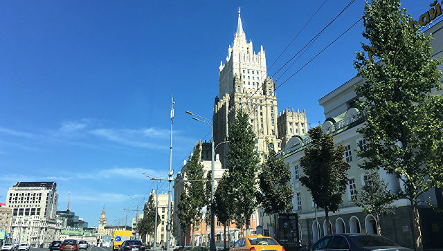 Здание МИД РФ. Архивное фото Здание МИД РФ.
<div id=