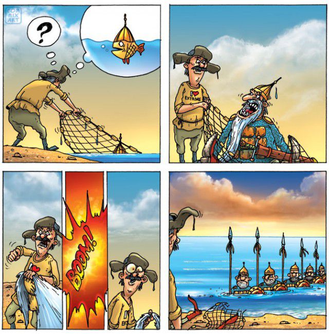 море, невод