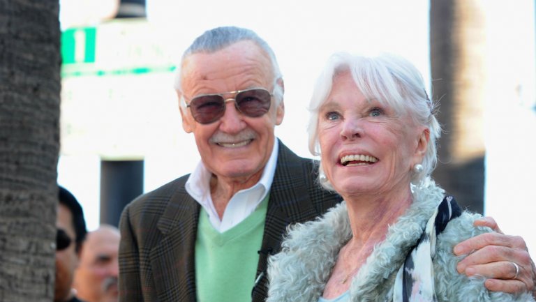 The pair, who met when the Marvel boss was supposed to take her friend on a date, were married for 69 years.