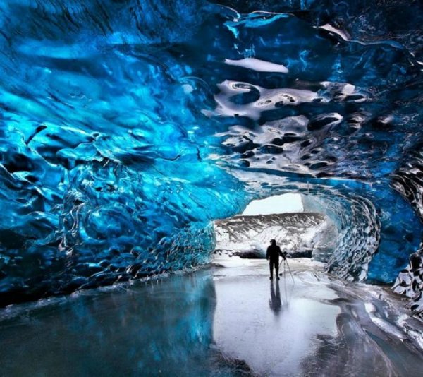 Пещеры из льда (25 фото) Пещеры из льда (25 фото)
