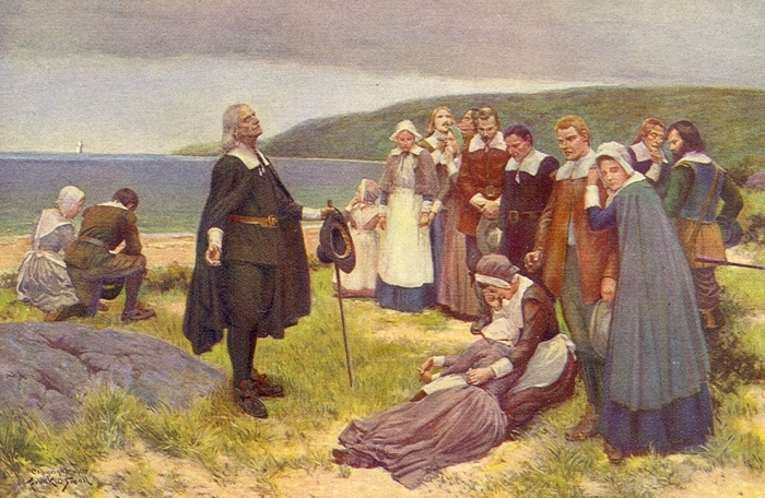 Значительная часть колонистов и переселенцев в США были протестантами. |Фото: cyrillitsa.ru.