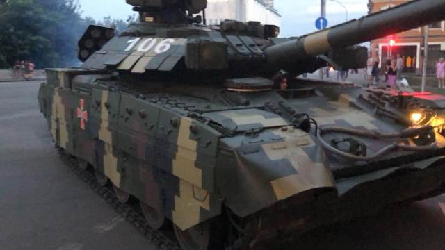 Скандальная репетиция парада в Киеве
