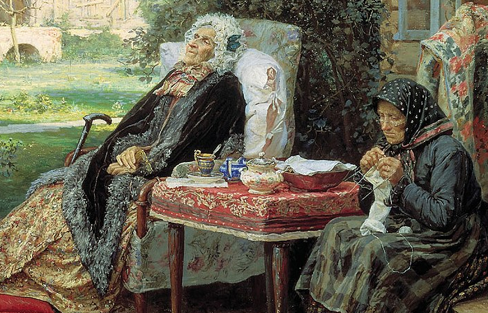 Как одна картина кормила художника всю его жизнь: «Всё в прошлом». Василий Максимов