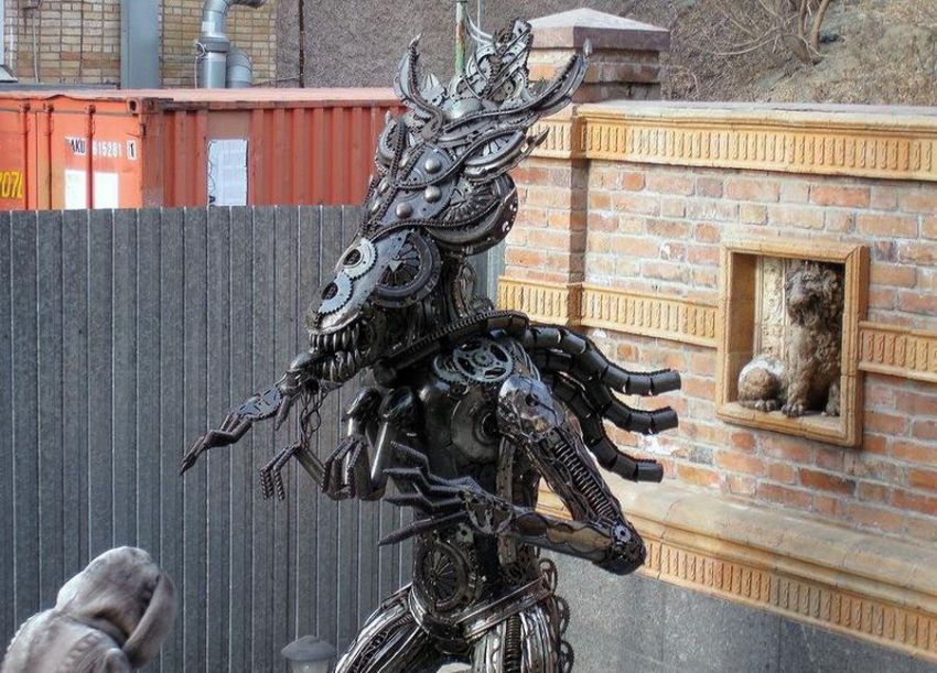 скульптуры, чужой, хищник, Россия