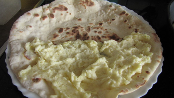 Лепёшки с картошкой (кыстыбы)