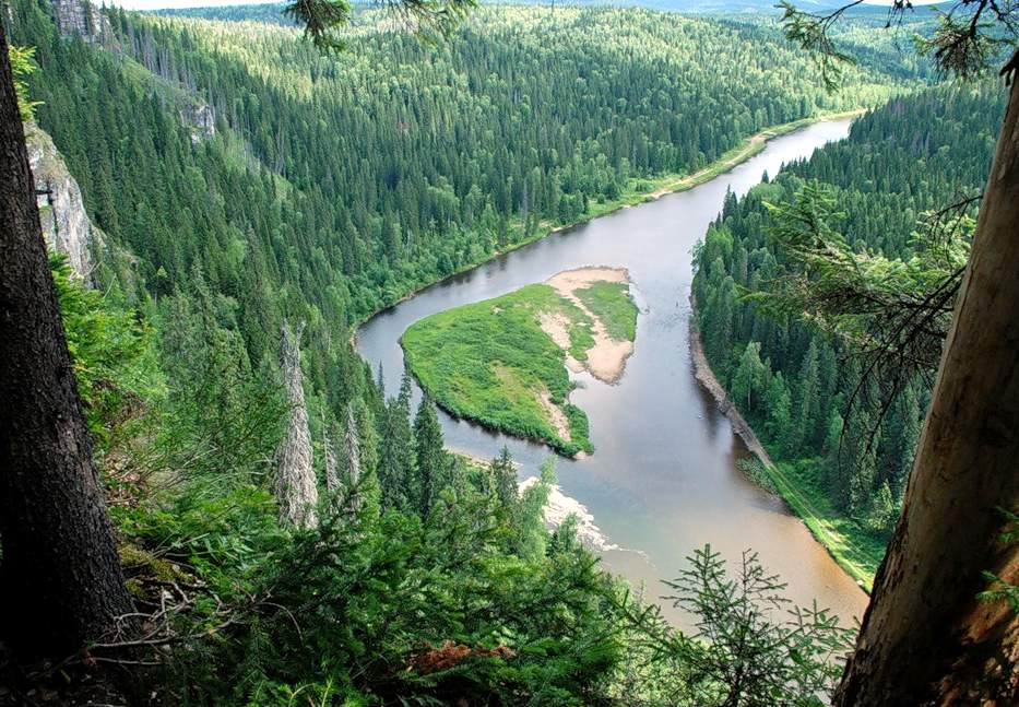 Красоты России. Реки и озера Южного Урала.