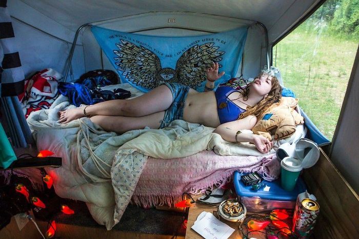 Photographs Shows In Contest People From Different Parts Of The Usa In Their Rooms