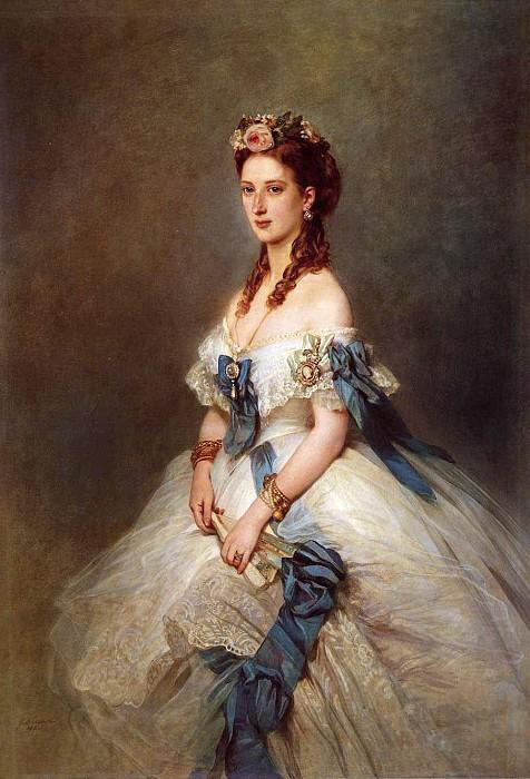 Портрет Александры, принцессы Уэльской. 1864 год. Портрет Александры, принцессы Уэльской. 1864 год.