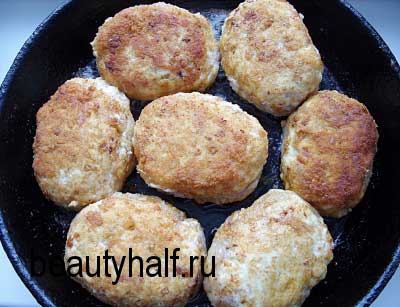 «Папараць-кветка» - куриные котлеты с сыром