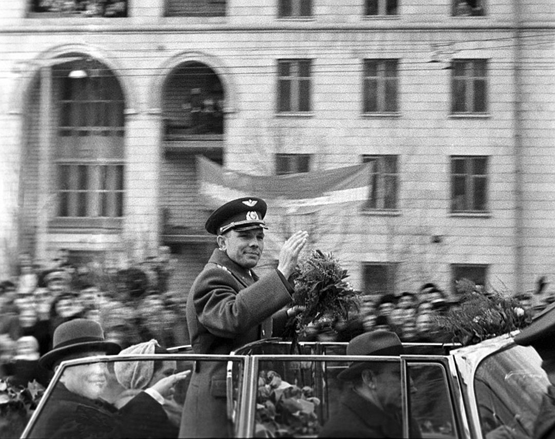 Гагарин Москва 1961