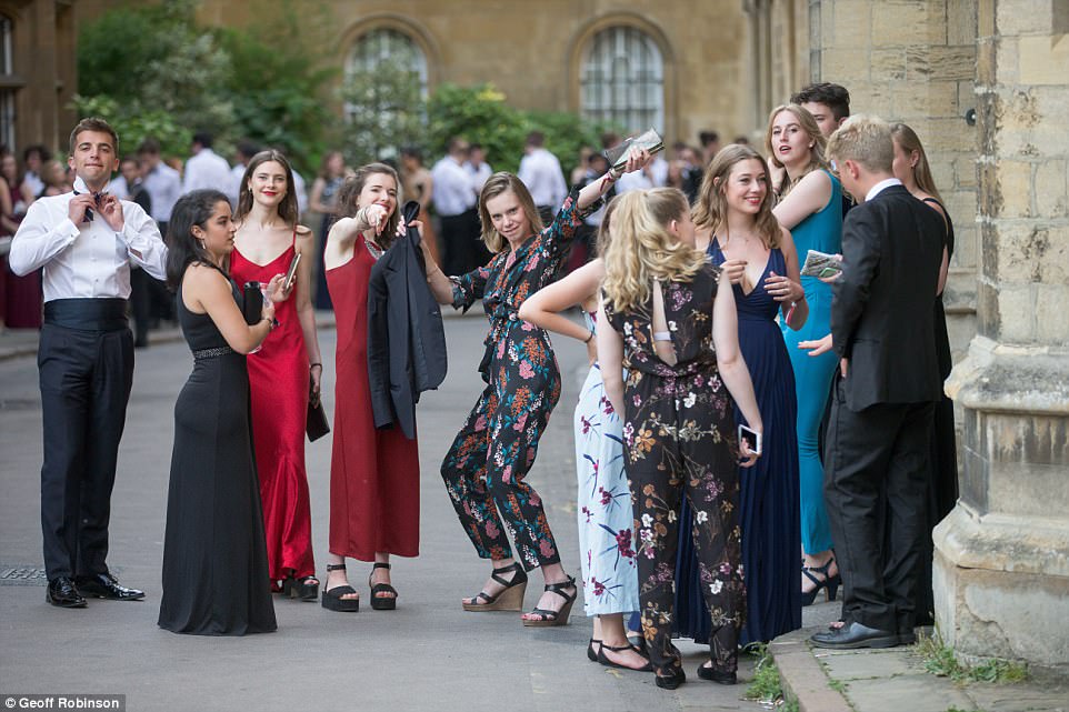 Pulling an all-nighter: Party-loving students prepare to celebrate until the sun comes up on Tuesday morning