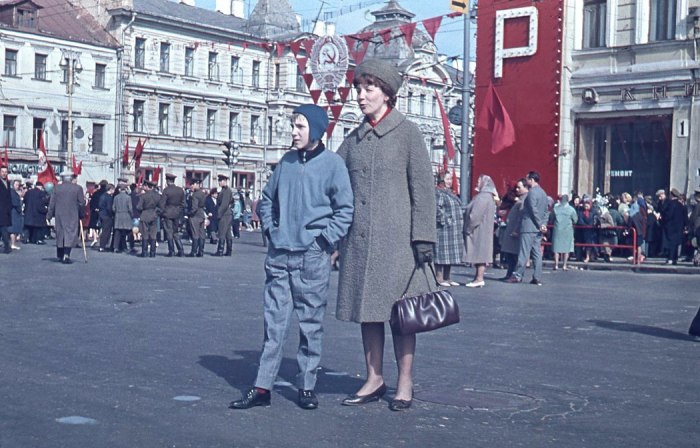 Большая Колхозная площадь в 1968 году. СССР, Москва. Большая Колхозная площадь в 1968 году. СССР, Москва.