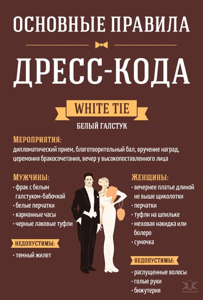 Основные правила дресс-кода Основные правила дресс-кода