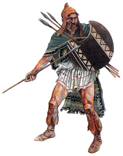Воины древних армий.