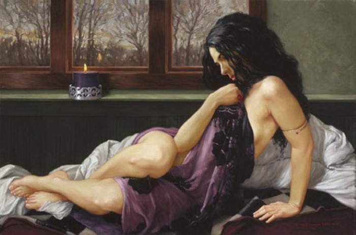 Красота женщины. Bryce Cameron Liston Художник Bryce Cameron Liston и его восхищение женщиной 18+