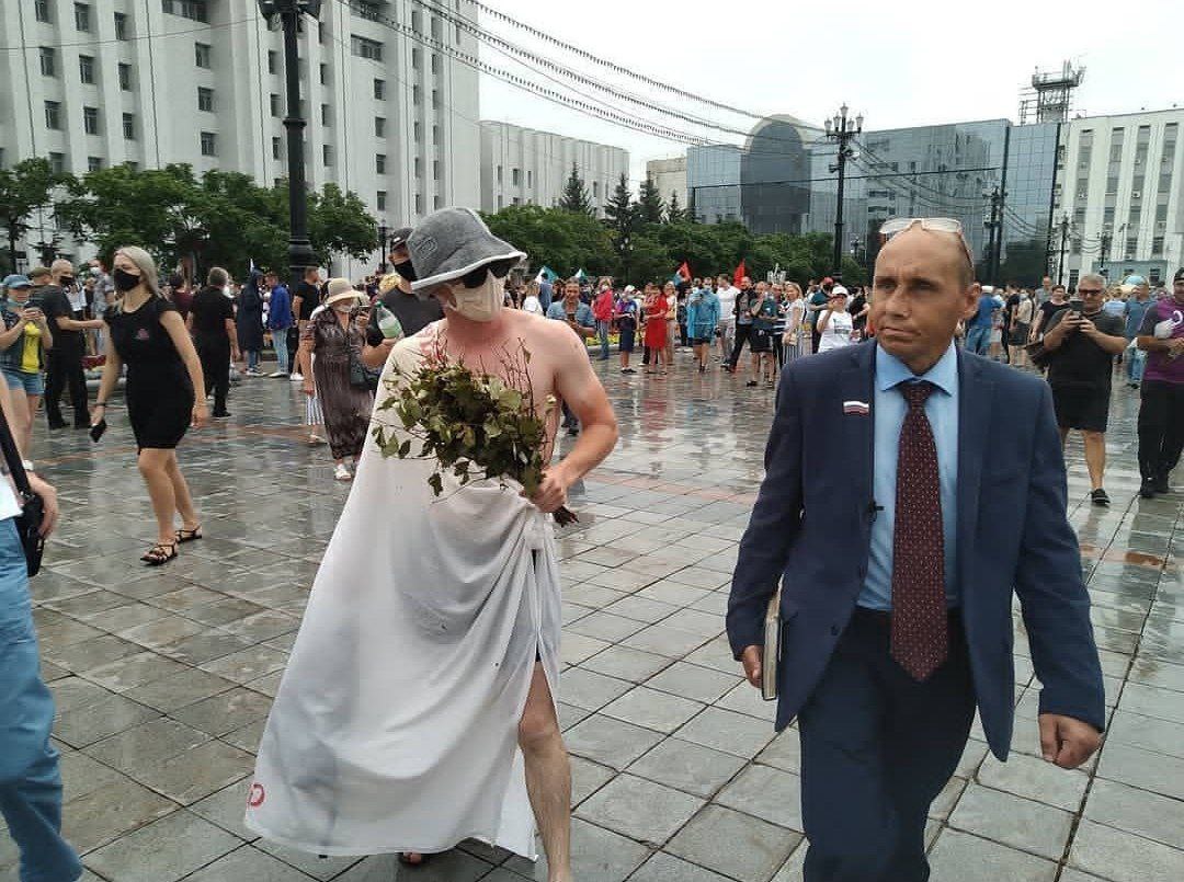 Митинги в Хабаровске. 01.08.2020