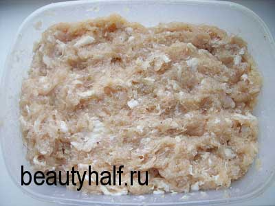 «Папараць-кветка» - куриные котлеты с сыром
