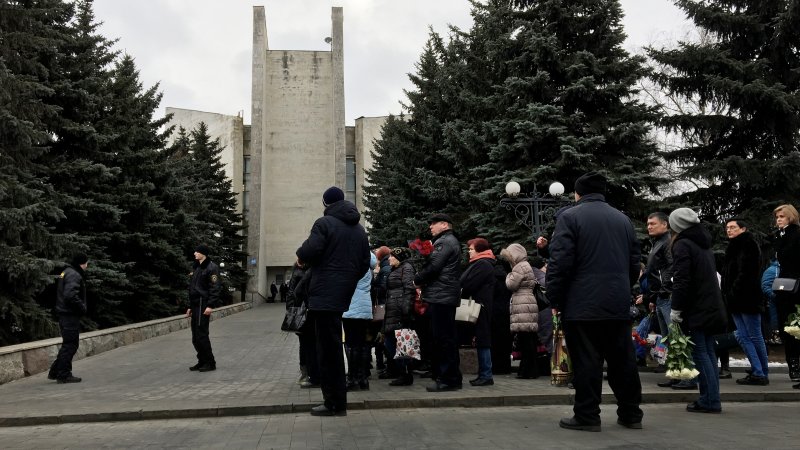 В Сети опубликовали фото с места прощания с Юлией Началовой