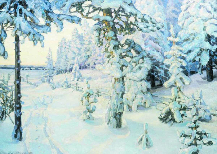 Аполлинарий Михайлович Васнецов(1856 - 1933) Зимний сон (700x495, 130Kb)
