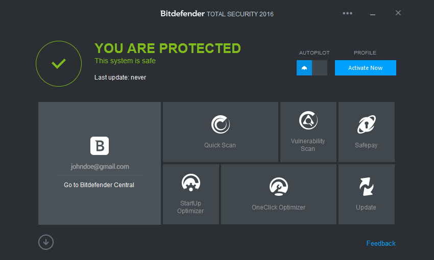 Bitdefender Total Security 2016 на 3 месяца бесплатно