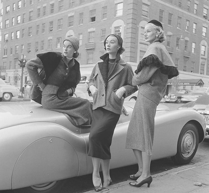 Женские образы 1940-1950-х годов на снимках гениальной Нины Лин