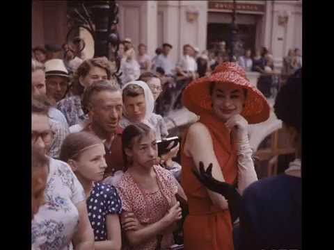 Модели Christian Dior в  Москве в 1959 году
